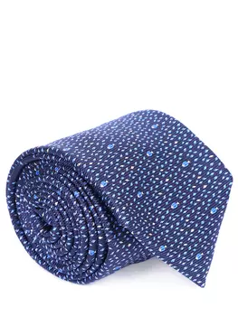 Галстук шелковый с принтом