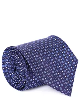 Галстук шелковый с принтом
