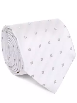 Галстук шелковый с принтом