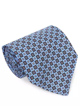 Галстук шелковый с принтом
