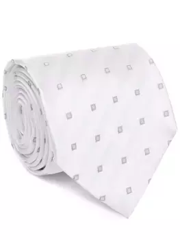 Галстук шелковый с принтом