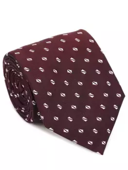 Галстук шелковый с принтом