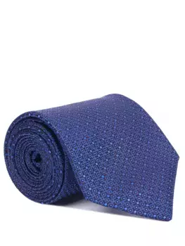 Галстук шелковый с принтом