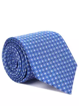 Галстук шелковый с принтом