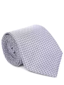 Галстук шелковый с принтом