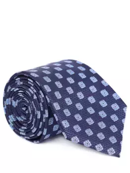 Галстук шелковый с принтом