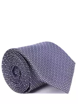Галстук шелковый с принтом
