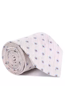 Галстук шелковый с принтом