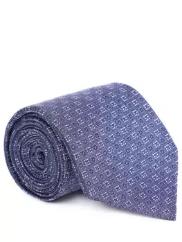 Галстук шелковый с принтом
