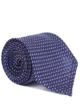 Галстук шелковый с принтом