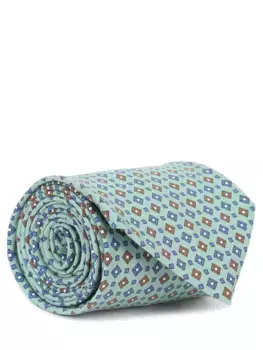 Галстук шелковый с принтом