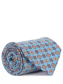Галстук шелковый с принтом