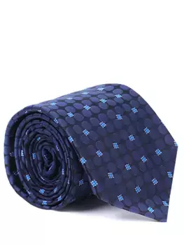 Галстук шелковый с принтом