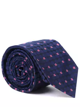 Галстук шелковый с принтом
