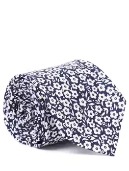 Галстук шелковый с принтом