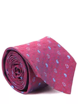 Галстук шелковый с принтом