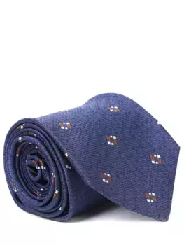 Галстук шелковый с принтом