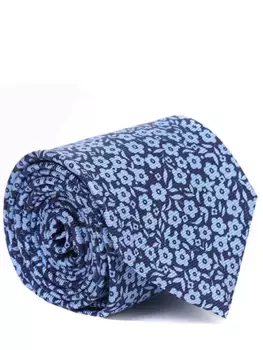 Галстук шелковый с принтом