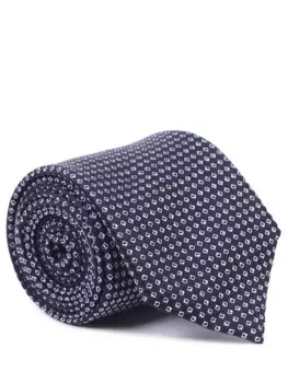 Галстук шелковый с принтом