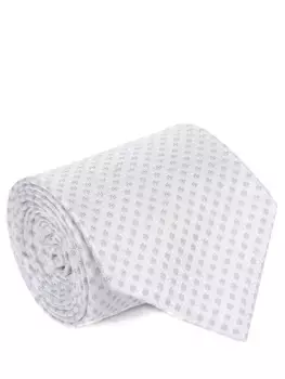 Галстук шелковый с принтом