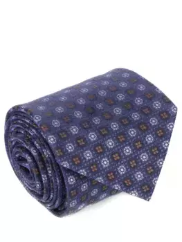 Галстук шелковый с принтом