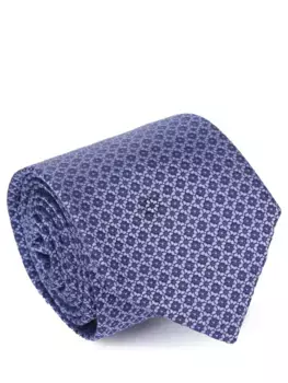 Галстук шелковый с принтом