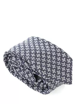 Галстук шелковый с принтом