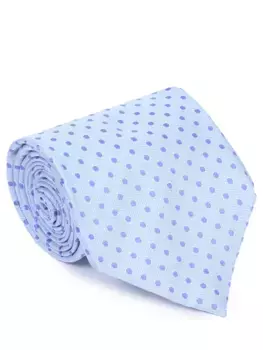 Галстук шелковый в горох