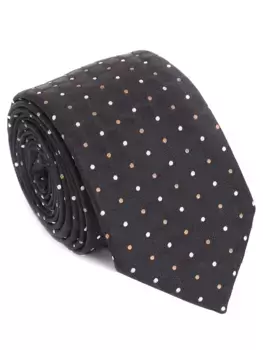 Галстук шелковый в горох