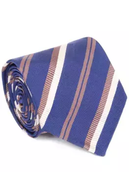Галстук шелковый в полоску