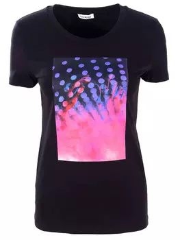 Хлопковая футболка с принтом