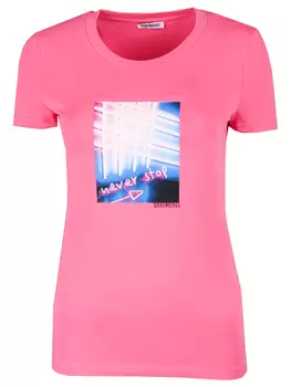 Хлопковая футболка с принтом