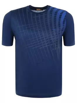 Хлопковая футболка с принтом