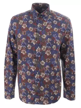 Хлопковая рубашка с принтом