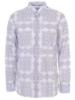 Хлопковая рубашка с принтом