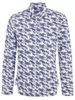 Хлопковая рубашка с принтом