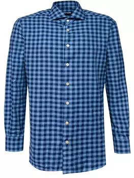 Хлопковая рубашка в клетку