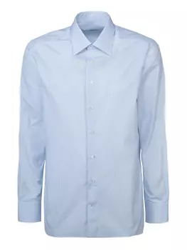 Хлопковая рубашка в полоску