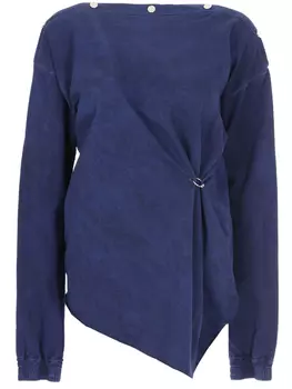 Хлопковая толстовка с декором