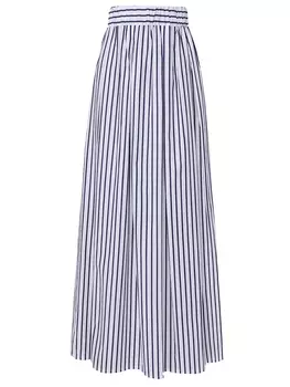 Хлопковая юбка в полоску