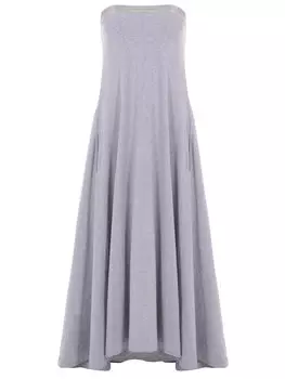 Хлопковое платье-бандо