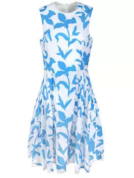 Хлопковое платье CAROLINA HERRERA