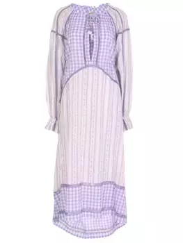 Хлопковое платье-макси