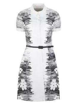 Хлопковое платье с принтом