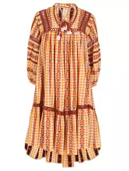 Хлопковое платье с узором DODO BAR OR