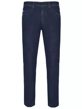 Хлопковые джинсы прямого кроя