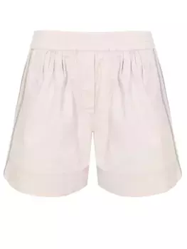 Хлопковые шорты с декором