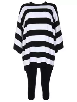 Хлопковый костюм в полоску MICHAEL KORS