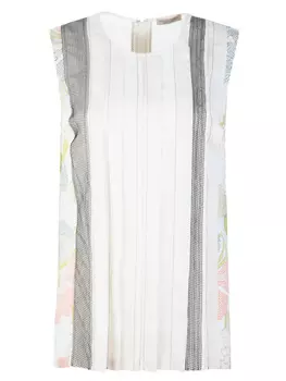 Хлопковый топ с принтом