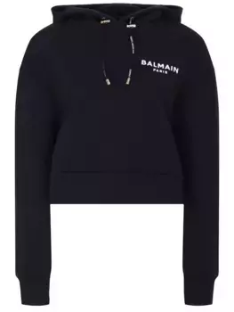 Худи хлопковое BALMAIN